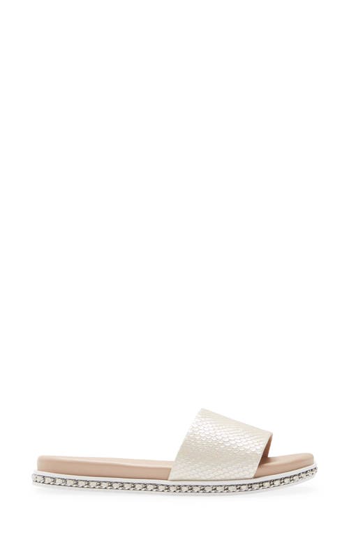 Karl Lagerfeld Paris Billi Slide Sandal In Iridescent
