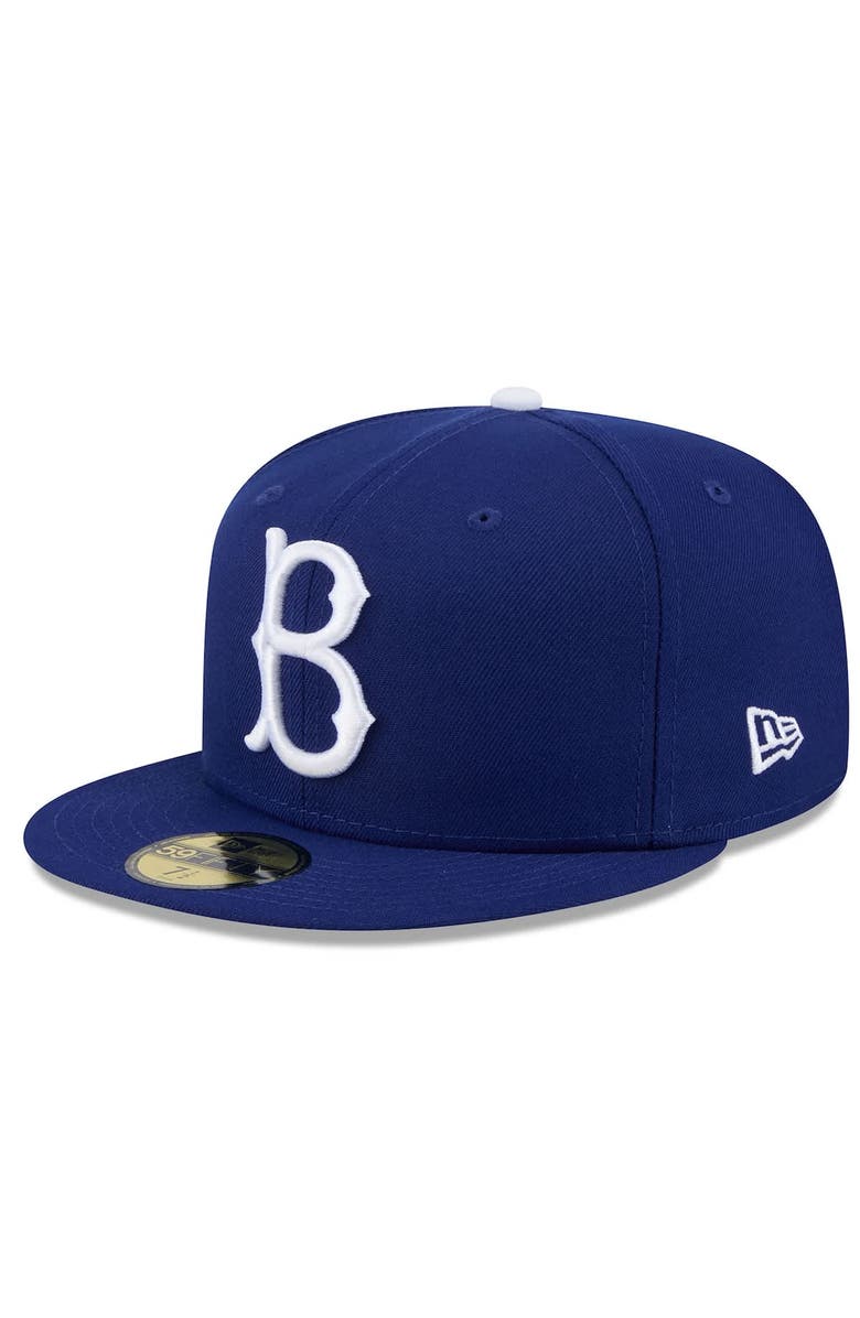 New Era Men's New Era  Royal Brooklyn Dodgers 2025 Jackie Robinson Day 59FIFTY Fitted Hat, Alternate, color, 