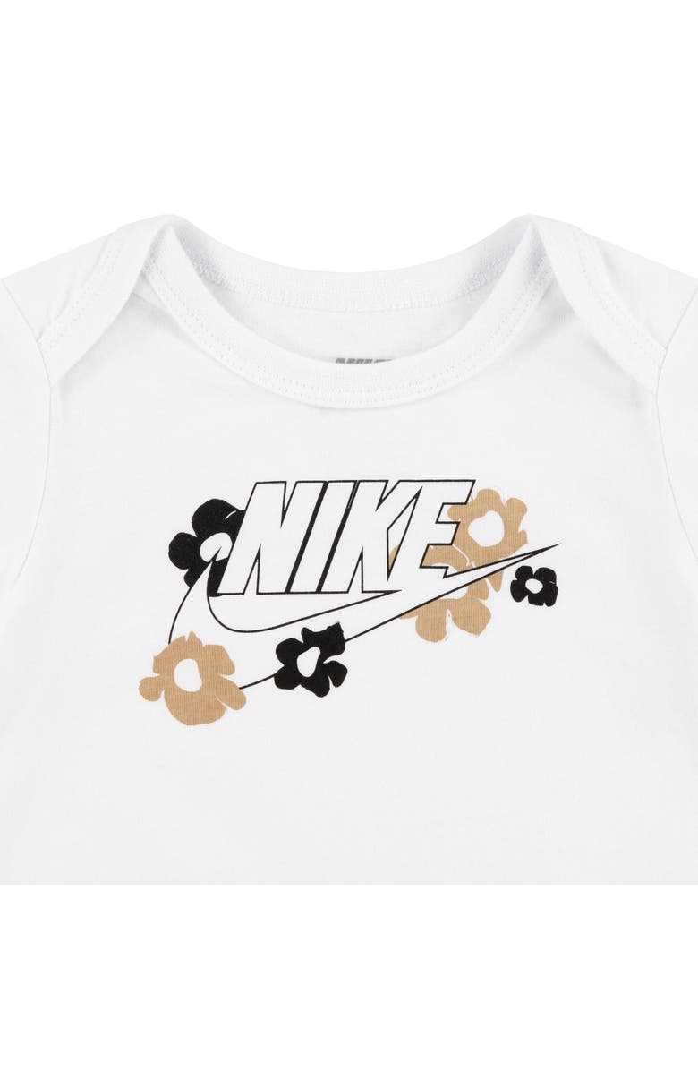 Nike Floral Bodysuit & Leggings Set, Alternate, color, 