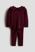 H&M 2-Piece Rib-Knit Cotton Set