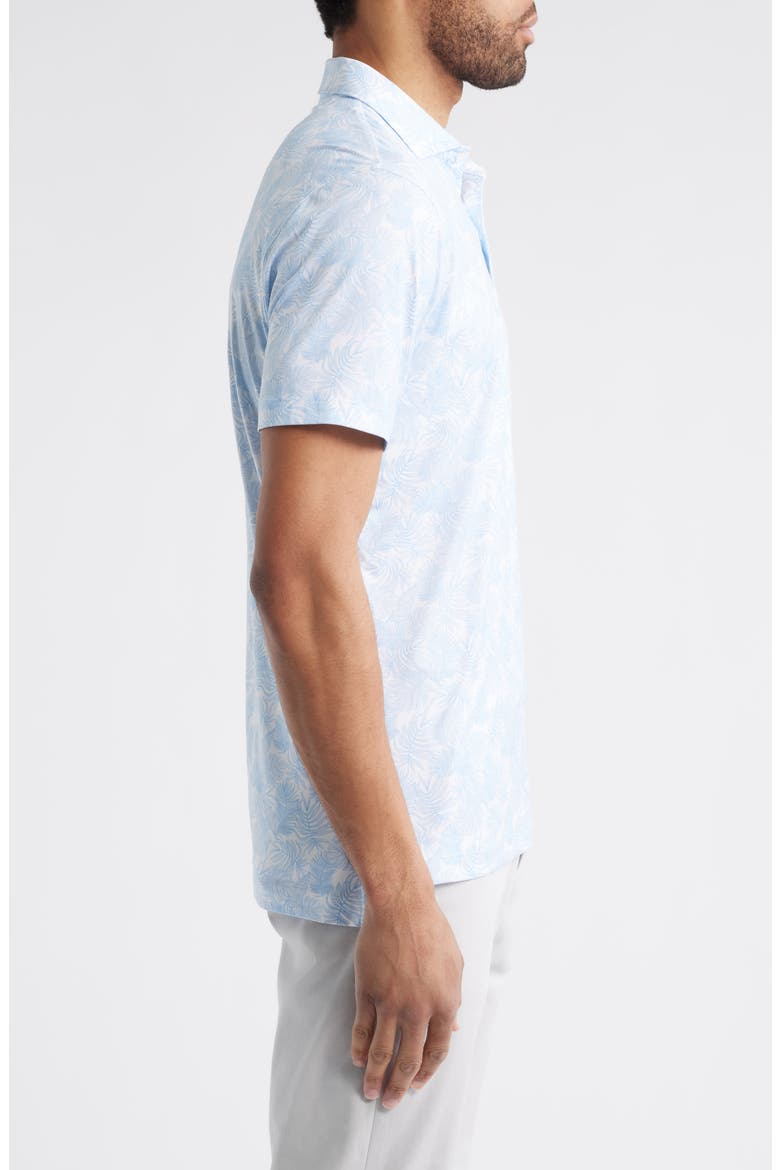Mana Leaf Print Featherweight Performance Polo, Alternate, color, KONA