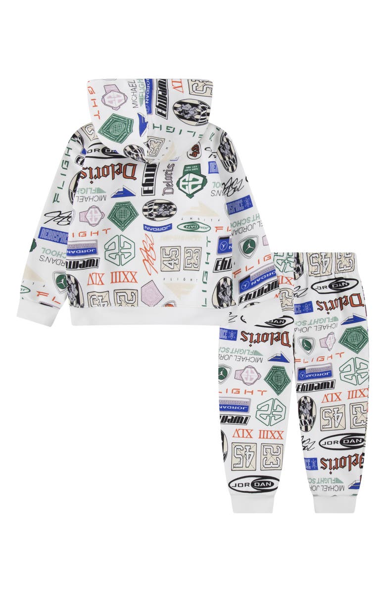 Jordan Kids' MJ Essentials Brooklyn Fleece Hoodie & Joggers Set, Alternate, color, 782Sail