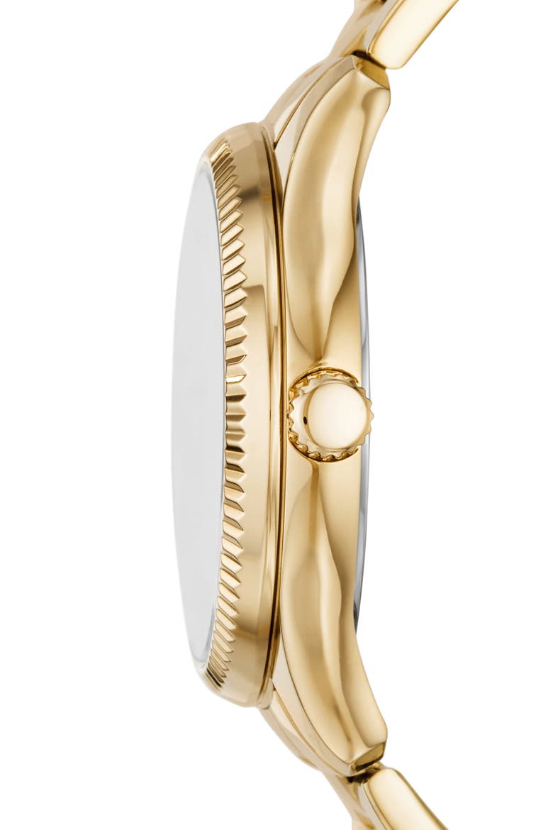 Rye Bracelet Strap Multifunction Watch, 36mm, Alternate, color, GOLD