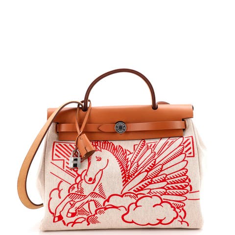 Herbag Zip Pegase Pop Toile and Leather 31