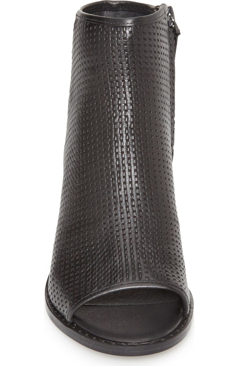 Kenneth Cole New York 'Shay' Open Toe Perforated Leather Bootie, Alternate, color,