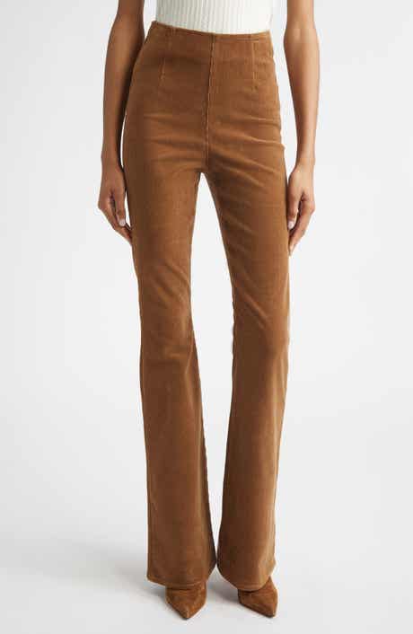 Beverly Off Duty Pull-On High Waist Skinny Flare Corduroy Pants