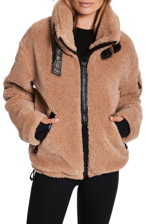 SAM. Freestyle Water Resistant Down Puffer Coat in Camel 