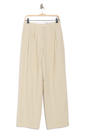 Rag & Bone Portia Linen Pants In Neutral