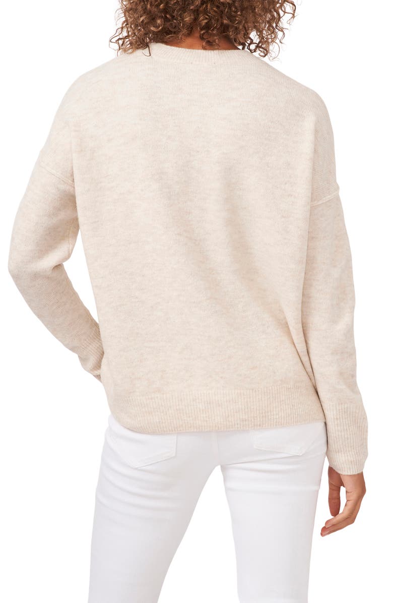 Exposed Seam Crewneck Sweater