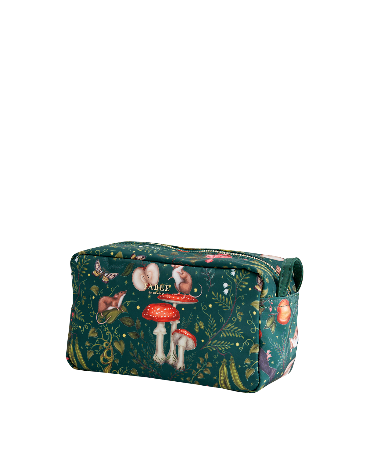 Fable England Into the Woods Travel Pouch, Alternate, color, Green