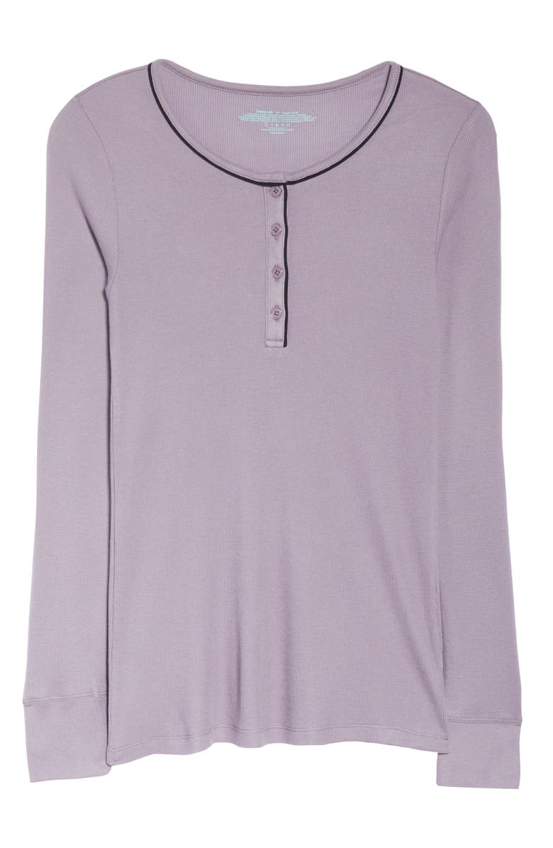 Tommy John Ribbed Long Sleeve Henley Top, Alternate, color,