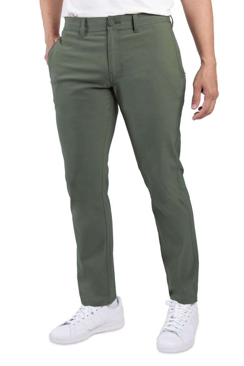 Slim Leg Pants, Main, color, OLIVE