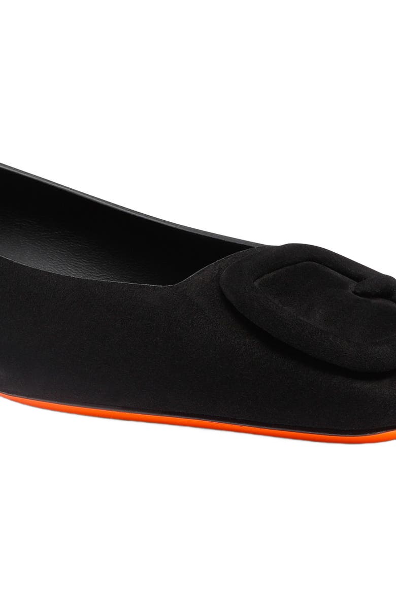 Santoni Women's suede ballet flat, Alternate, color,