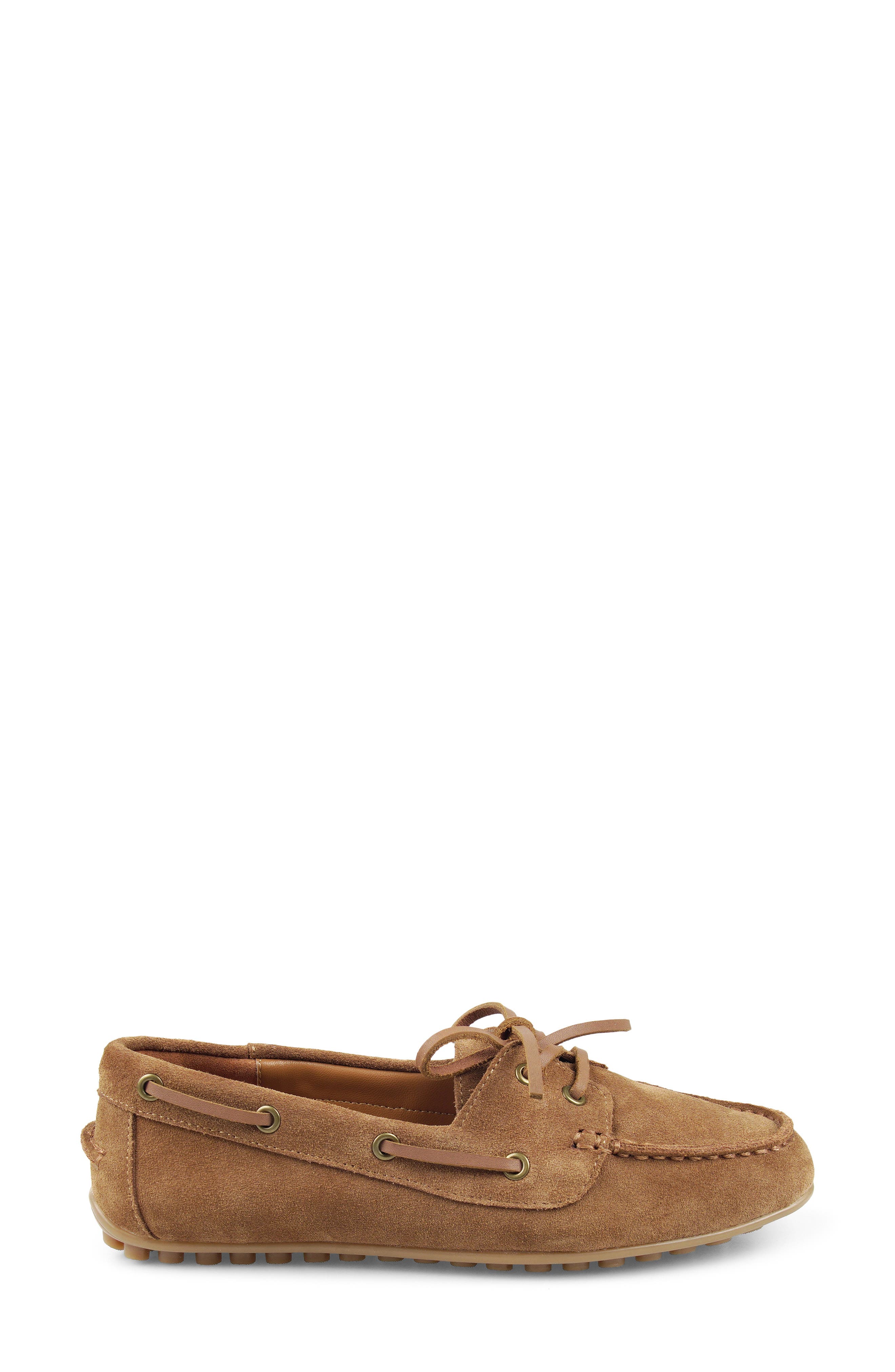 Bandy Boat Shoe, Alternate, color, TAN SUEDE