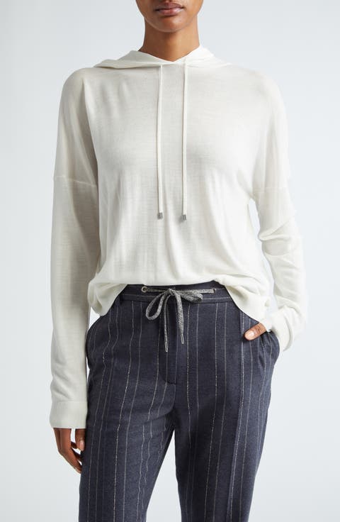 Merino Wool Hooded Sweater