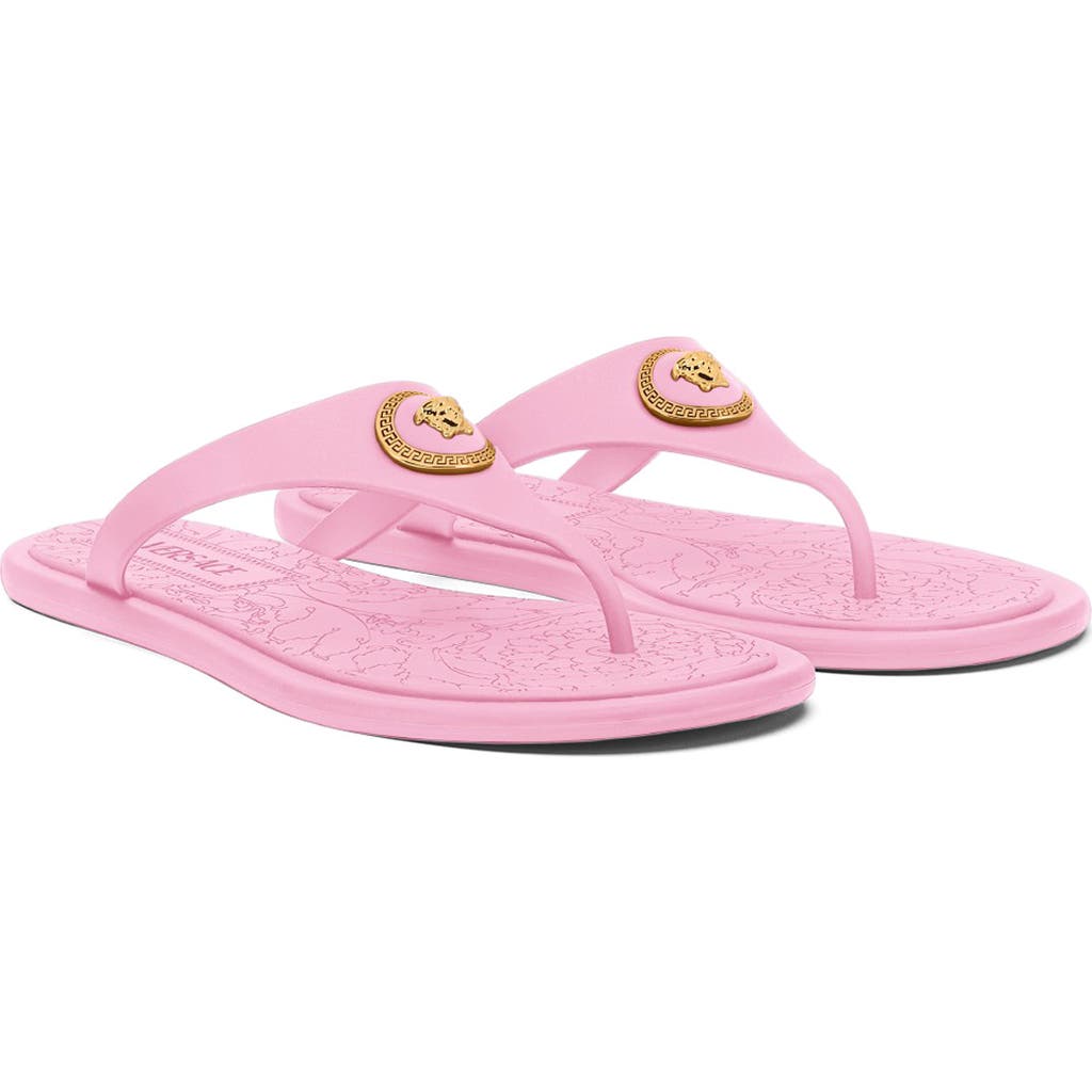 Versace Alia Sandales Plates En Caoutchouc