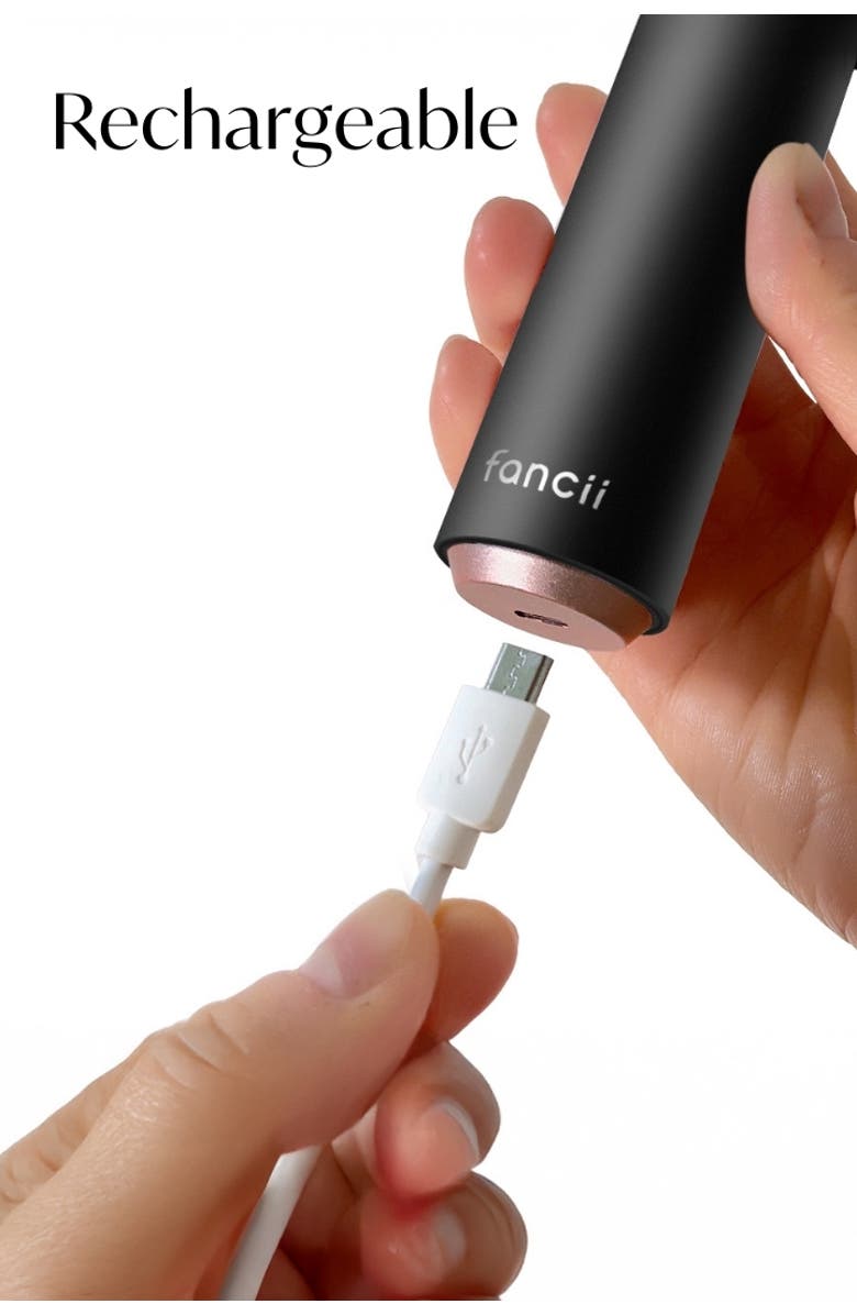 FANCII Cali Electric Callus Remover, Alternate, color, Black