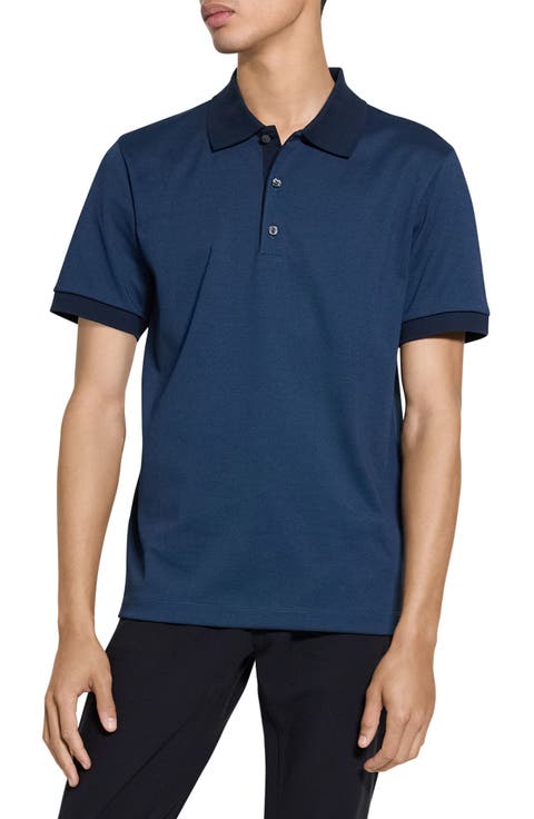 Geometric Jacquard Polo