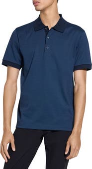 Theory Geometric Jacquard Polo