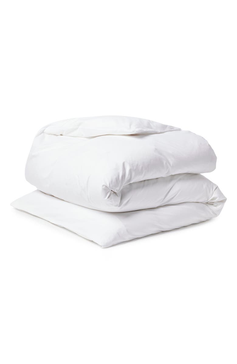 Coyuchi Heritage Set of 2 400 Thread Count Organic Cotton Percale Pillowcases, Main, color, Alpine White