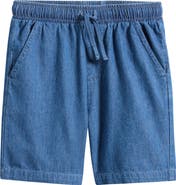 MILES THE LABEL Kids' Cotton Chambray Shorts