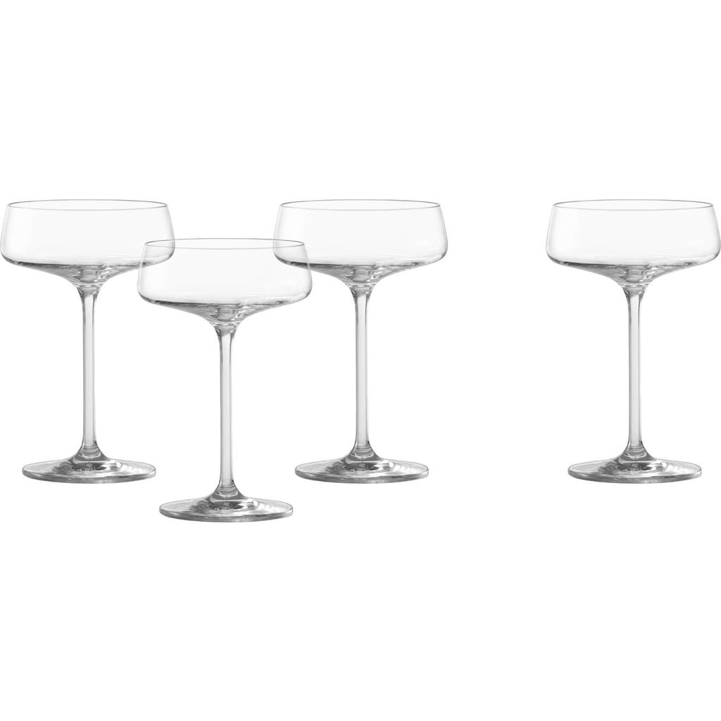 Schott Zwiesel Sensa Set Of 4 Coupé Cocktail Glasses In Clear