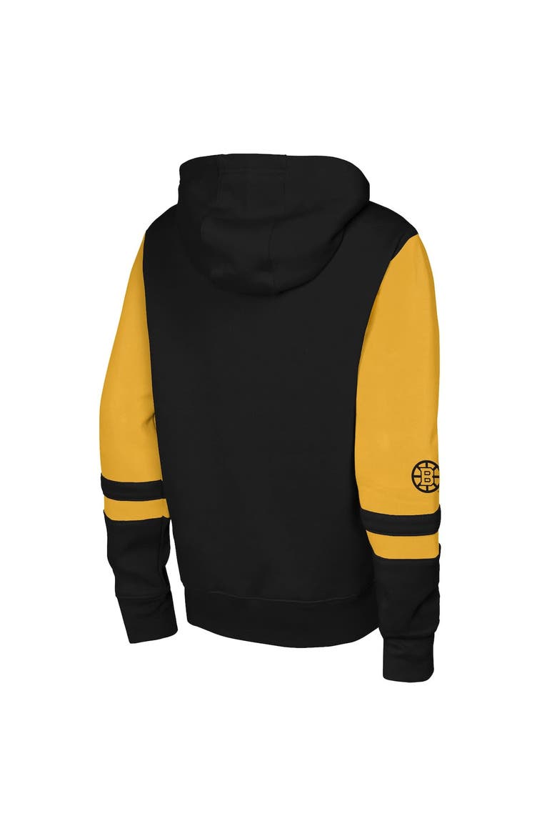 Youth Outerstuff  Black Boston Bruins Face Off Full-Zip Hoodie, Alternate, color, Black