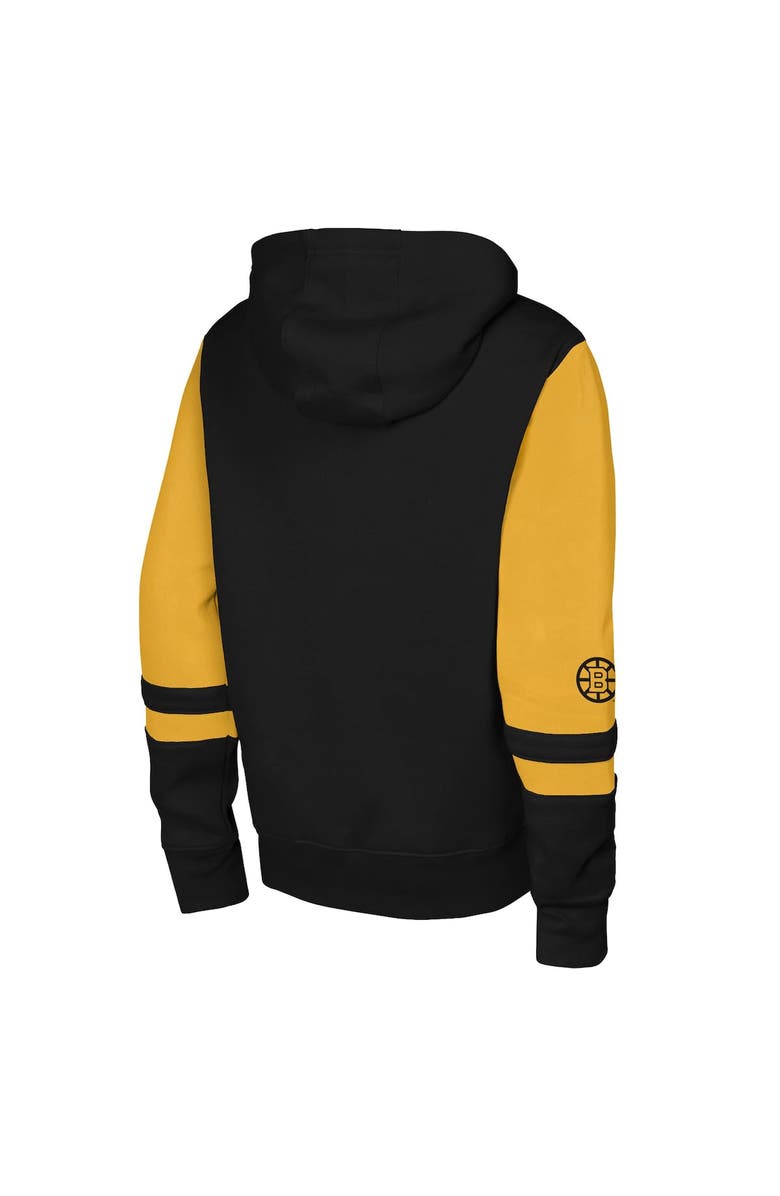Outerstuff Youth Outerstuff  Black Boston Bruins Face Off Full-Zip Hoodie, Alternate, color, Black