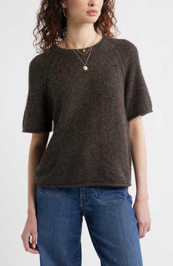 Treasure & Bond Relaxed Short Sleeve Sweater