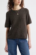 Treasure & Bond Relaxed Short Sleeve Sweater