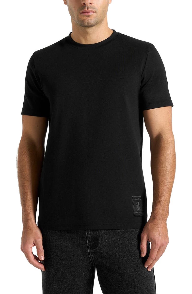 Manière De Voir Regular Fit Cotton T-Shirt, Alternate, color, Black