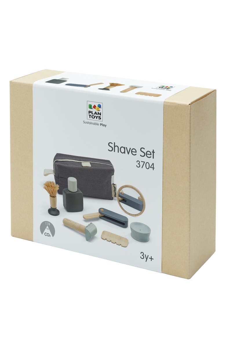 PlanToys<sup>®</sup> Shave Wooden Playset, Alternate, color, Gray