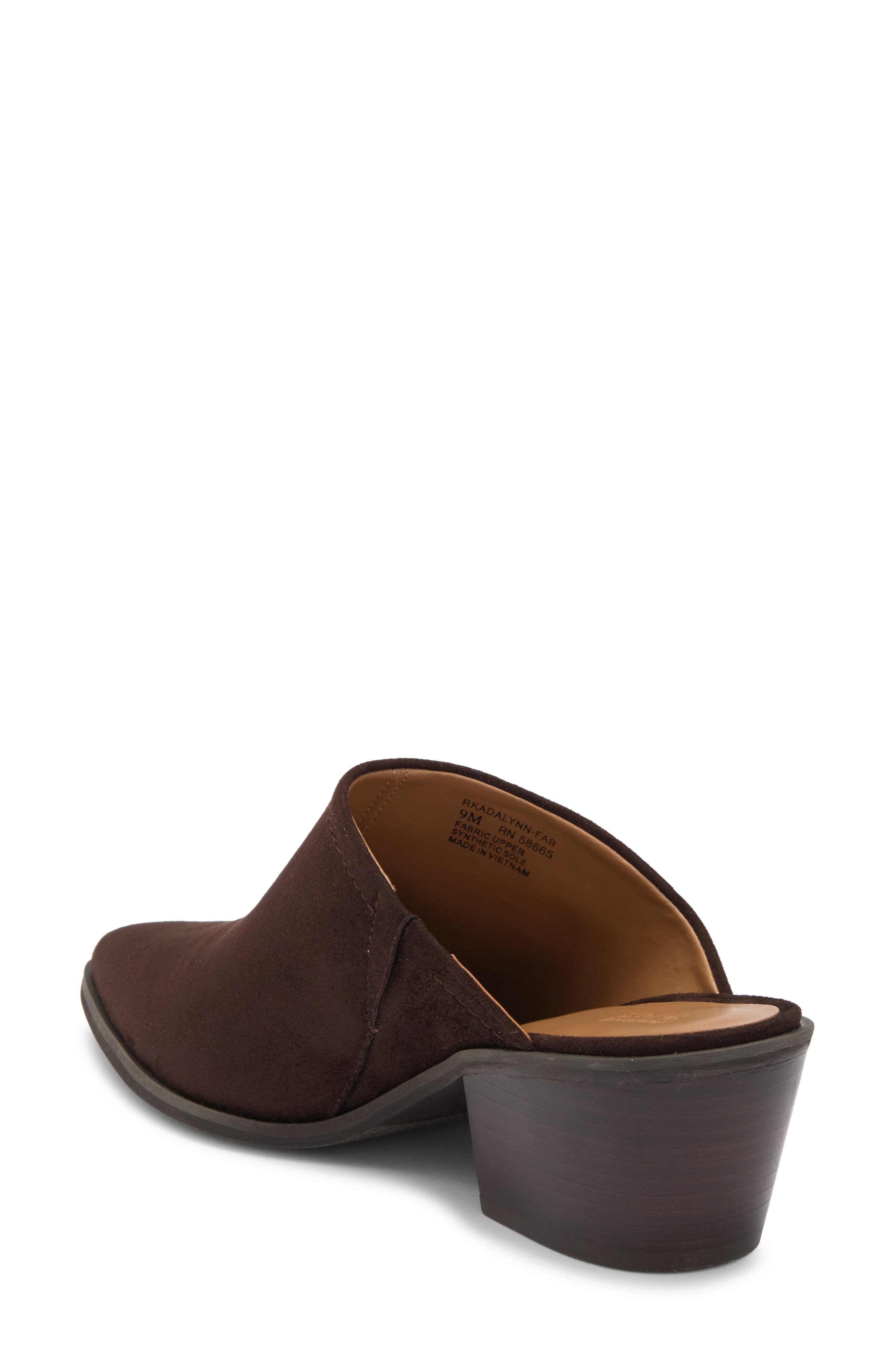 Adalynn Mule, Alternate, color, BROWN SADDLE