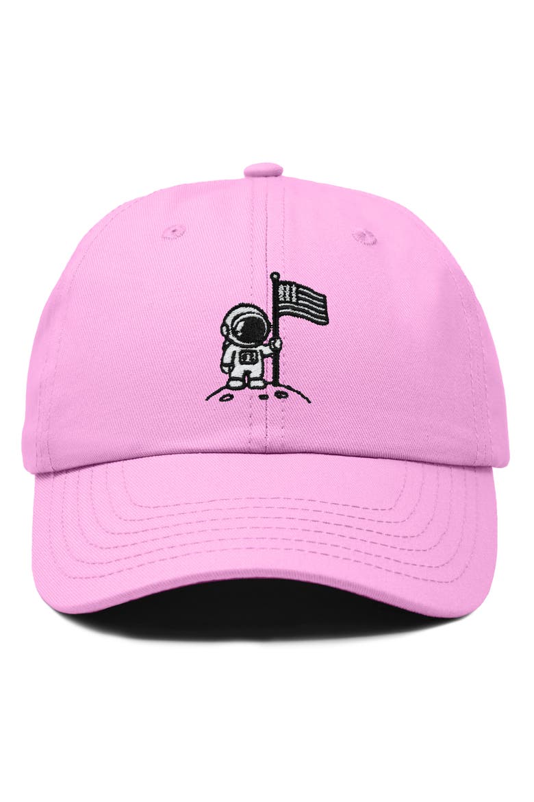 Moon Mission Dad Cap, Main, color, Light Pink