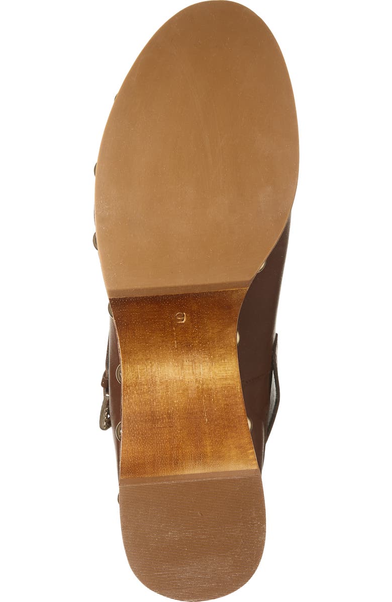 Dolce Vita Adelan Slingback Clog, Alternate, color, Brown Leather