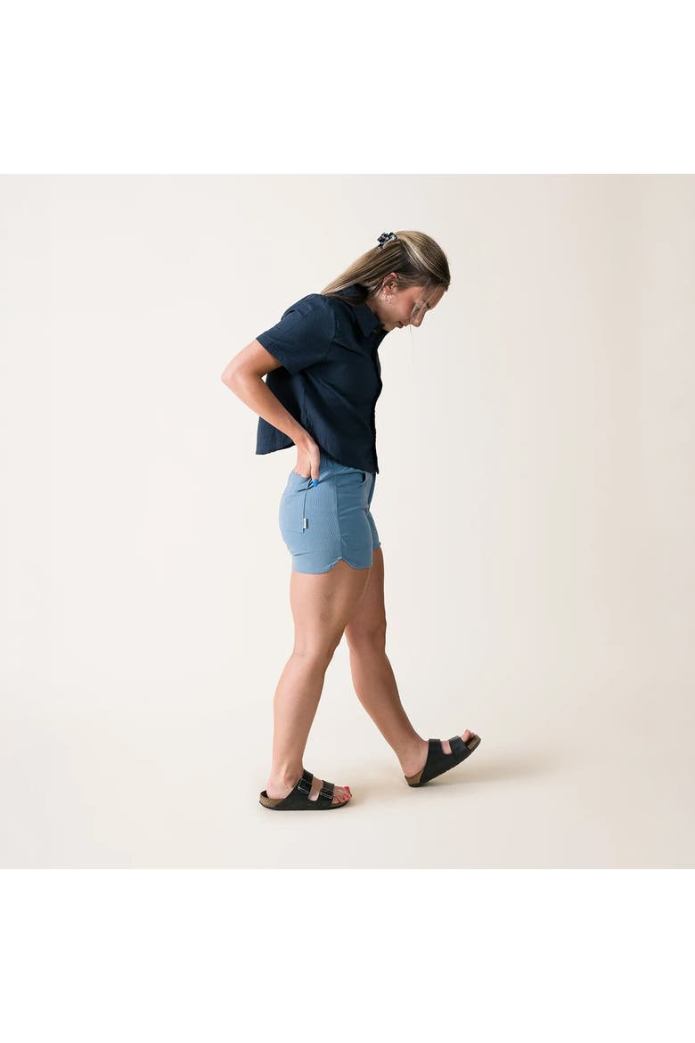 Out West Short - Women's, Alternate, color, Vintage Blue