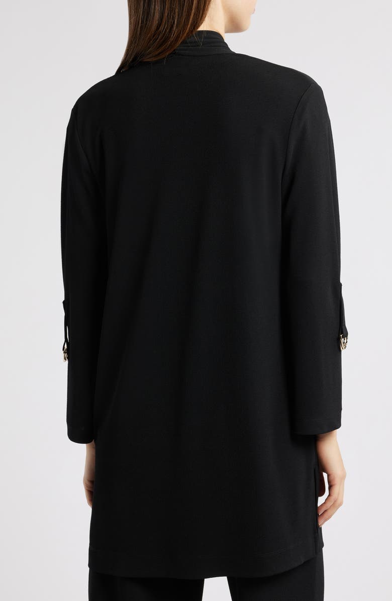 Anne Klein Cool Crepe Open Front Jacket, Alternate, color, 