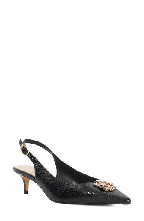 Context Pointed Toe Slingback Pump (Women)