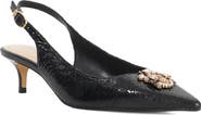 Dune London Context Pointed Toe Slingback Pump
