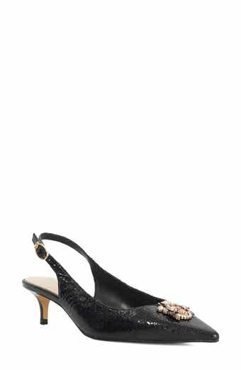 Context Pointed Toe Slingback Pump