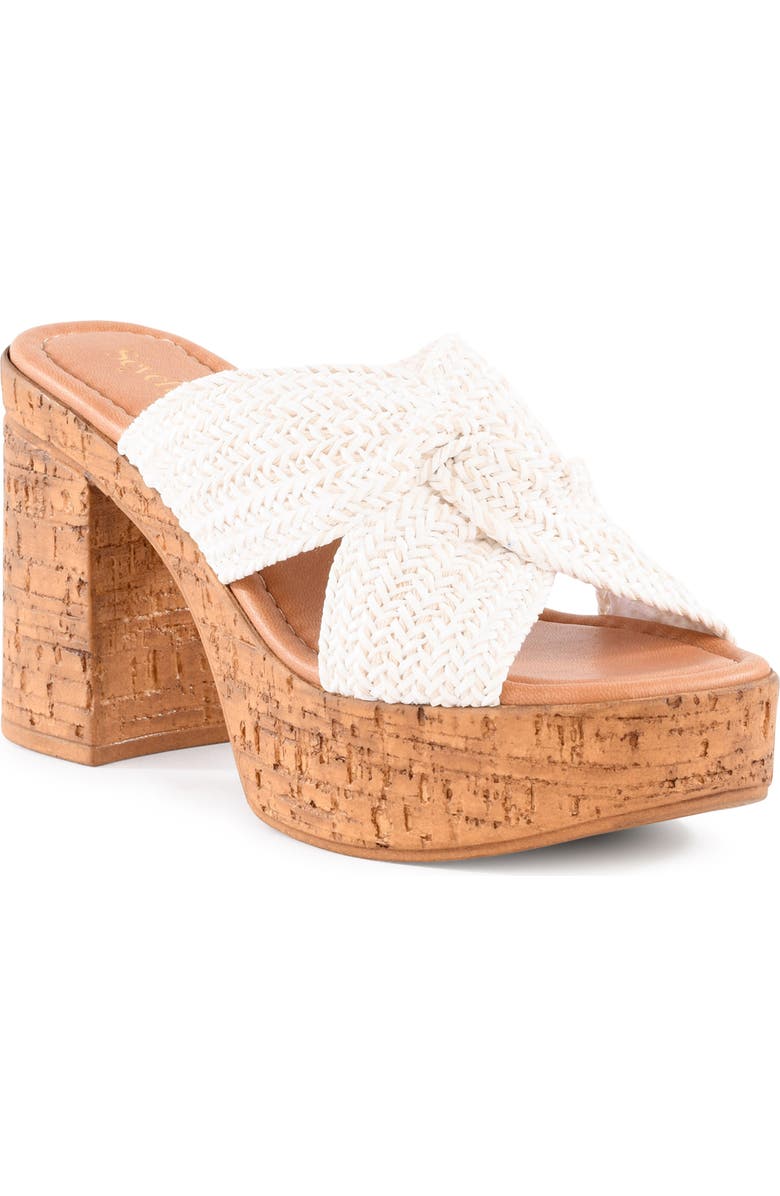 Seychelles Adorned Platform Sandal, Main, color, White