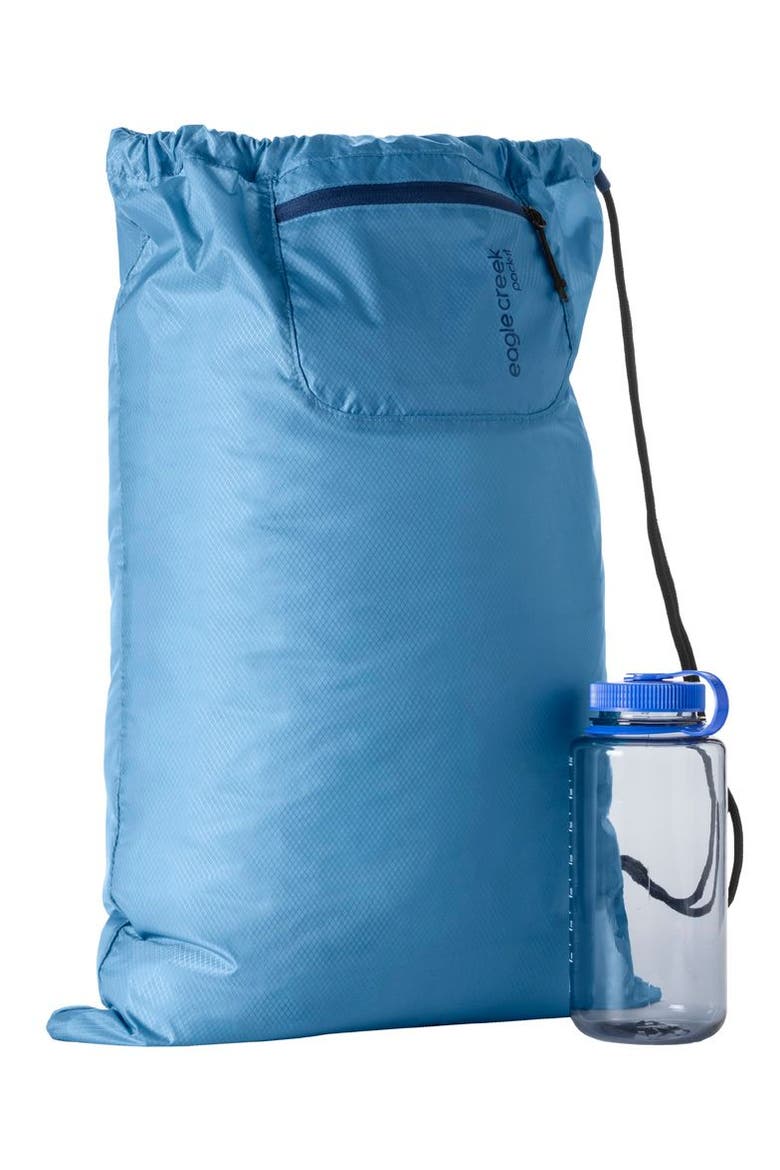 Packable Laundry Sack, Alternate, color, Blue Dawn
