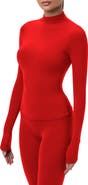 Naked Wardrobe Mock Neck Top