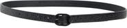 Kurt Geiger London Mayfair Croc Embossed Skinny Belt