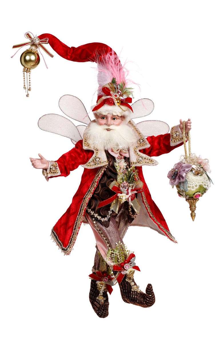 Mark Roberts Favorite Ornament Fairy, Medium, Main, color, Bright Red