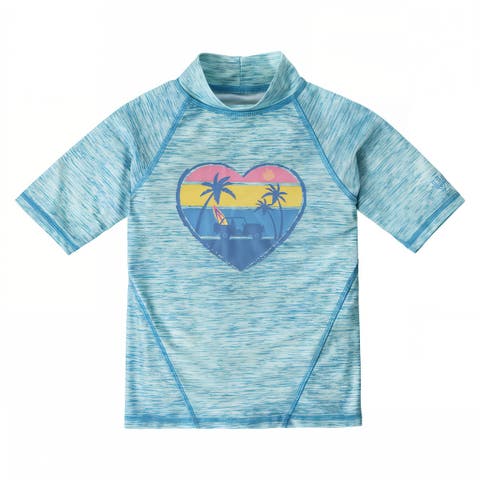 Short Sleeve Sport Sun & Swim Shirt (Toddler, Little Kid, Big Kid)