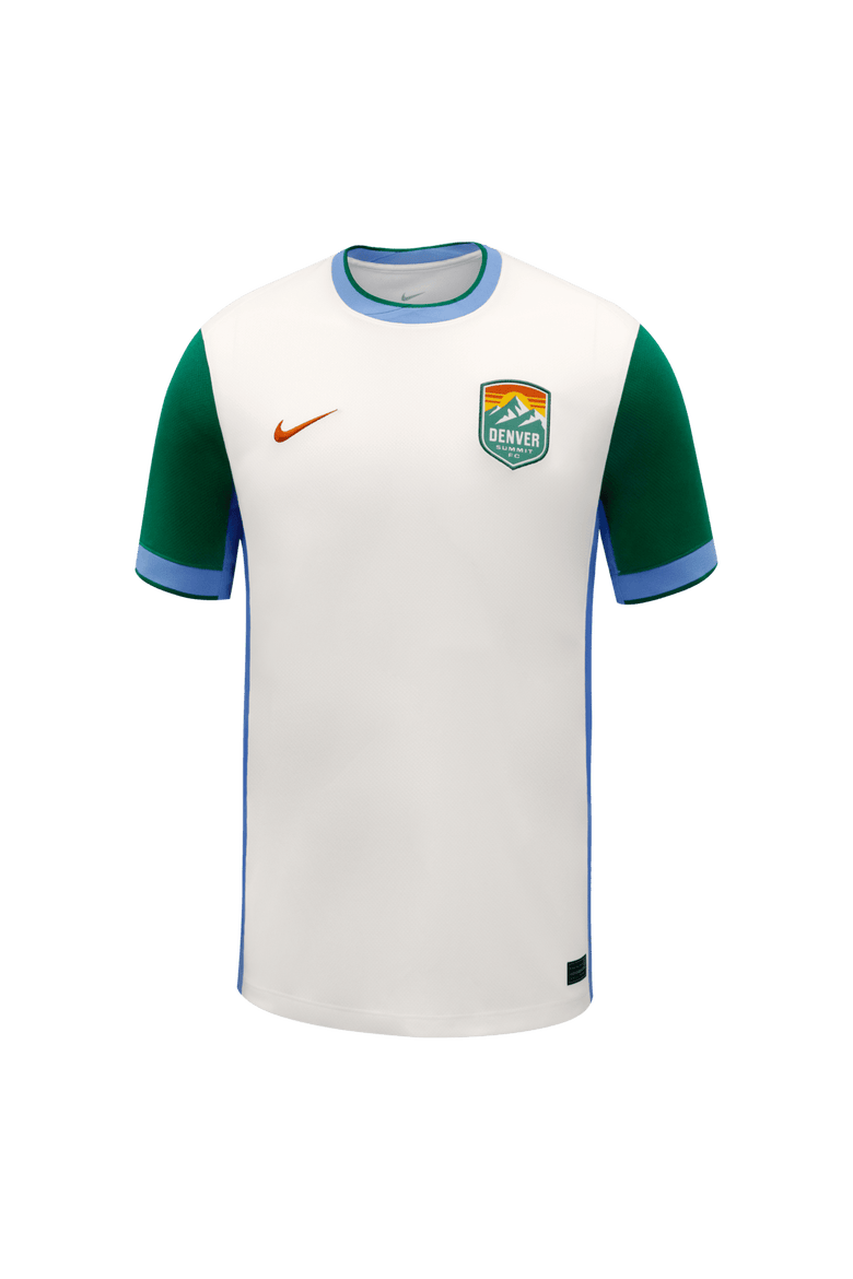 Men's Nike Cream Denver Summit FC 2026 Primary Stadium Replica Jersey, Alternate, color, Cream