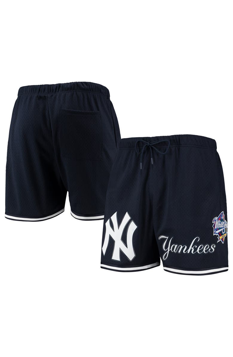 PRO STANDARD Men's Pro Standard Navy New York Yankees 1999 World Series Mesh Shorts, Main, color, 