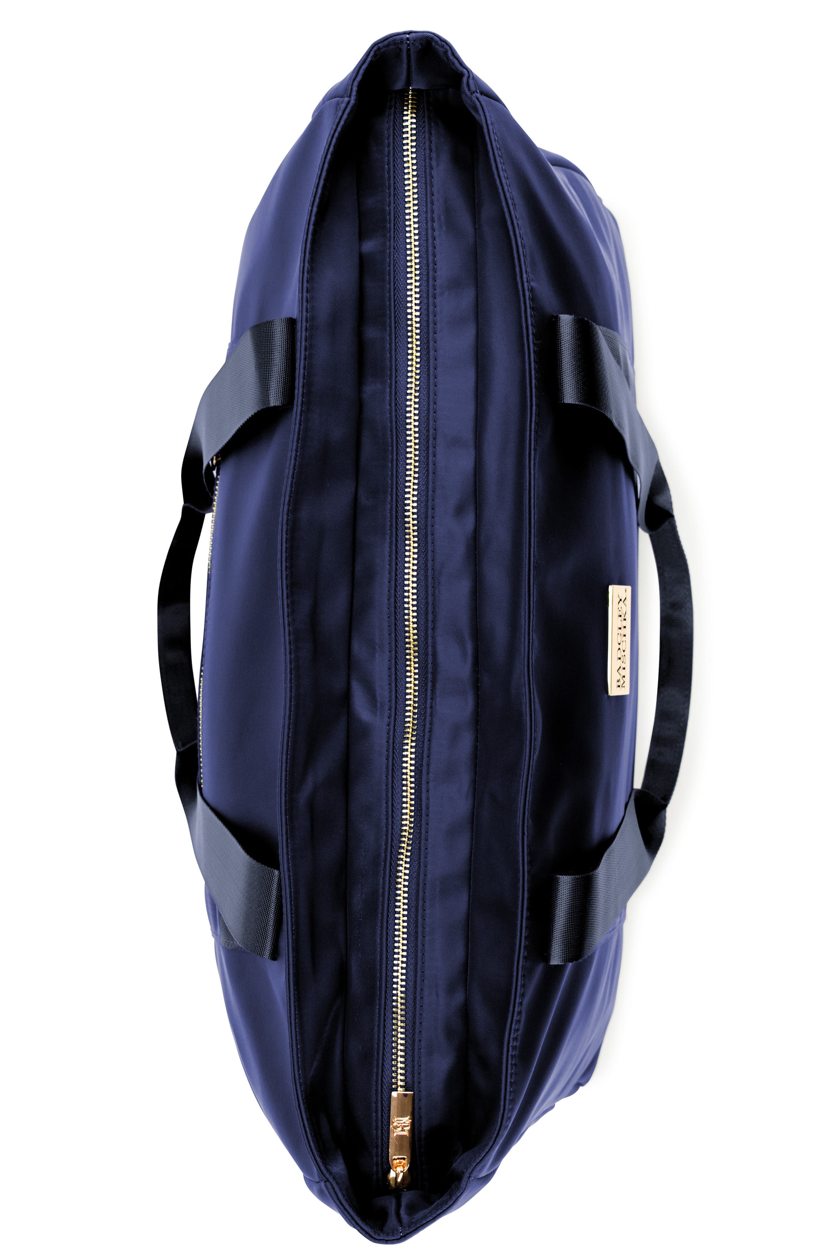 Uncomplicated Nylon Weekender Duffel Bag, Alternate, color, Navy