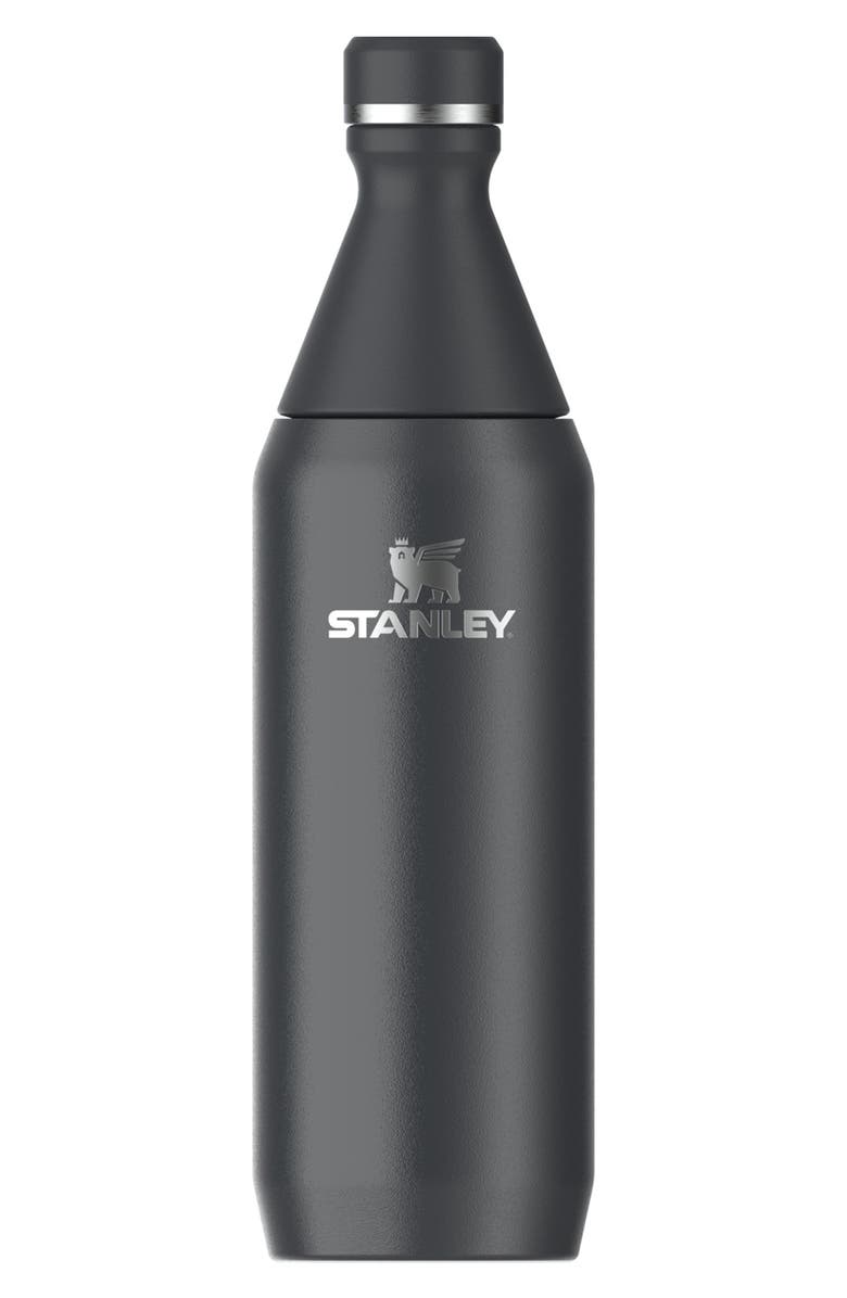 Stanley The All Day Slim 20-Ounce Bottle, Main, color, Black 2.0 Gloss